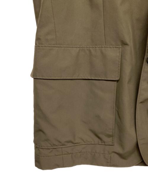 BOSS HUGO BOSS（ボス ヒューゴボス）BOSS HUGO BOSS (ボス ヒューゴボス) フーデットテーラードジャケット カーキ サイズ:48の古着・服飾アイテム