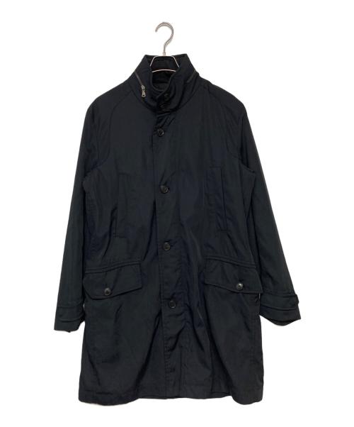 BOSS HUGO BOSS（ボス ヒューゴボス）BOSS HUGO BOSS (ボス ヒューゴボス) ポリアミドナイロンコート ネイビー サイズ:SIZE 50の古着・服飾アイテム