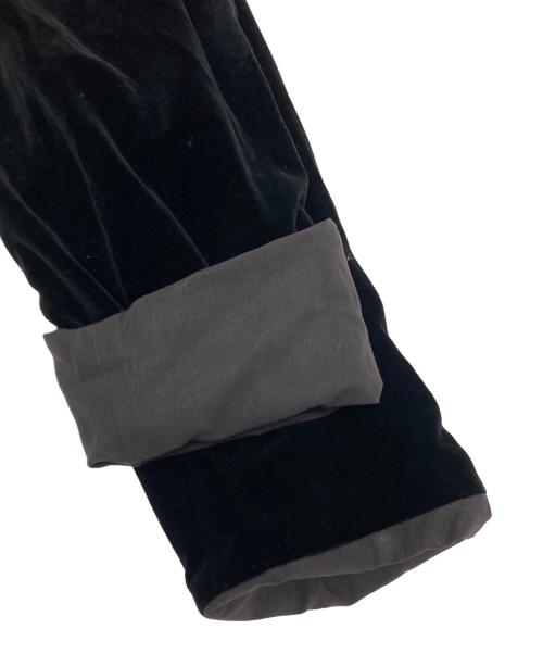 BOTTEGA VENETA ベロアテーラードジャケット（ボッテガベネタ）BOTTEGA VENETA ベロアテーラードジャケット (ボッテガベネタ) ベロアテーラードジャケット ブラック サイズ:SIZE 48の古着・服飾アイテム