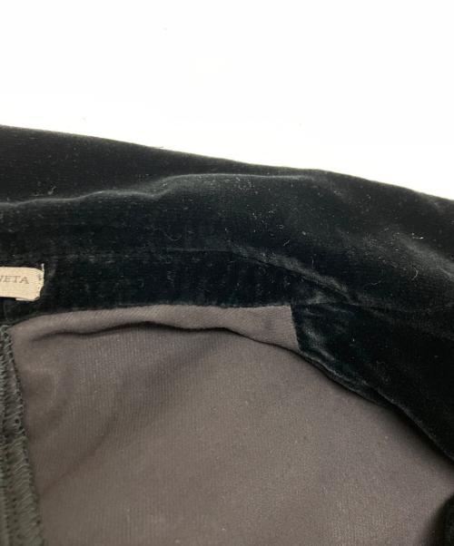 BOTTEGA VENETA ベロアテーラードジャケット（ボッテガベネタ）BOTTEGA VENETA ベロアテーラードジャケット (ボッテガベネタ) ベロアテーラードジャケット ブラック サイズ:SIZE 48の古着・服飾アイテム