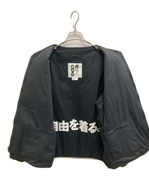 THE NORTH FACE（ザ ノース フェイス）THE NORTH FACE (ザ ノース フェイス) CDG (シーディージー) BELAY LINER JACKET カーキ×ブラック サイズ:XSの古着・服飾アイテム