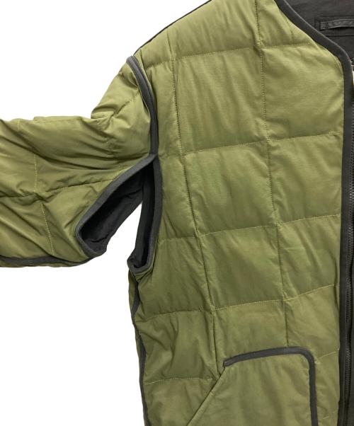 THE NORTH FACE（ザ ノース フェイス）THE NORTH FACE (ザ ノース フェイス) CDG (シーディージー) BELAY LINER JACKET カーキ×ブラック サイズ:XSの古着・服飾アイテム