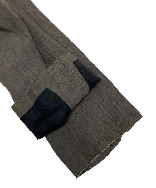 Maison Margiela（メゾンマルジェラ）Maison Margiela (メゾンマルジェラ) 断ち切り テーラードジャケット ブラウン サイズ:SIZE 50の古着・服飾アイテム