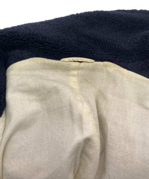 THIRD MAGAZINE（サードマガジン）THIRD MAGAZINE (サードマガジン) 金ボタン付き ボアPコート ネイビー サイズ:SIZE9の古着・服飾アイテム