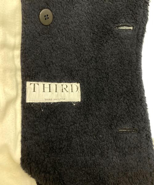 THIRD MAGAZINE（サードマガジン）THIRD MAGAZINE (サードマガジン) 金ボタン付き ボアPコート ネイビー サイズ:SIZE9の古着・服飾アイテム