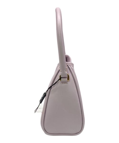 elleme（エレメ）elleme (エレメ) スモール ディンプル レザー バッグ ピンク 未使用品の古着・服飾アイテム