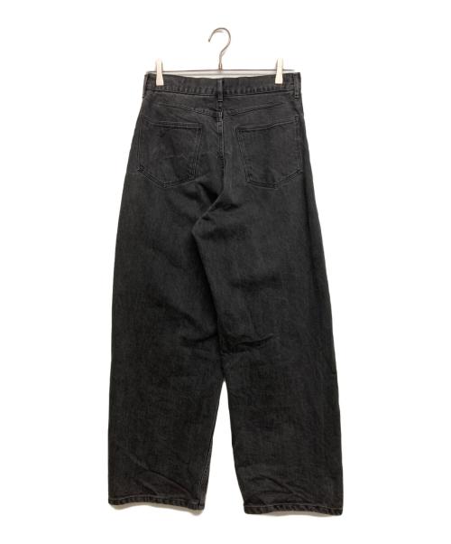 BLURHMS（ブラームス）BLURHMS (ブラームス) 12.9oz Bias Denim Pants ブラック サイズ:SIZE 1の古着・服飾アイテム