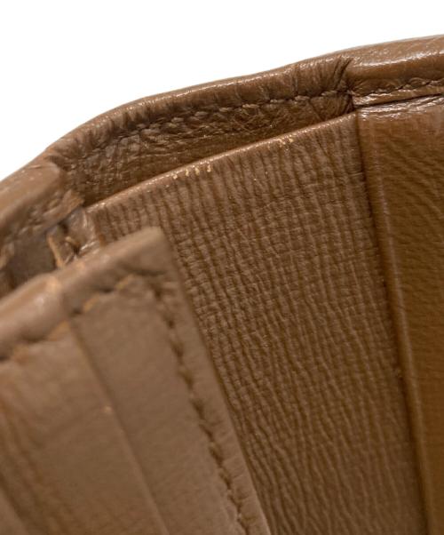 GUCCI（グッチ）GUCCI (グッチ) GG スプリーム ホースビット 二つ折り財布 ベージュの古着・服飾アイテム