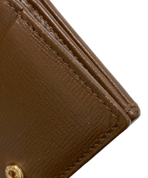 GUCCI（グッチ）GUCCI (グッチ) GG スプリーム ホースビット 二つ折り財布 ベージュの古着・服飾アイテム