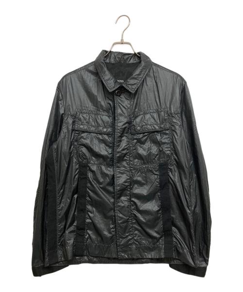BOSS（ボス）BOSS (ボス) ジップアップジャケット ブラック サイズ:SIZE 48の古着・服飾アイテム