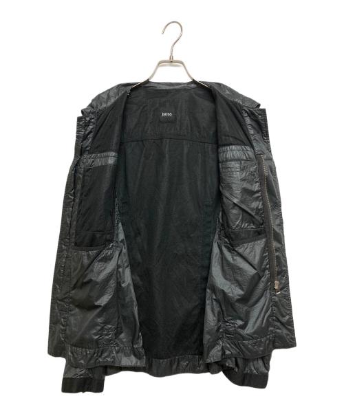 BOSS（ボス）BOSS (ボス) ジップアップジャケット ブラック サイズ:SIZE 48の古着・服飾アイテム