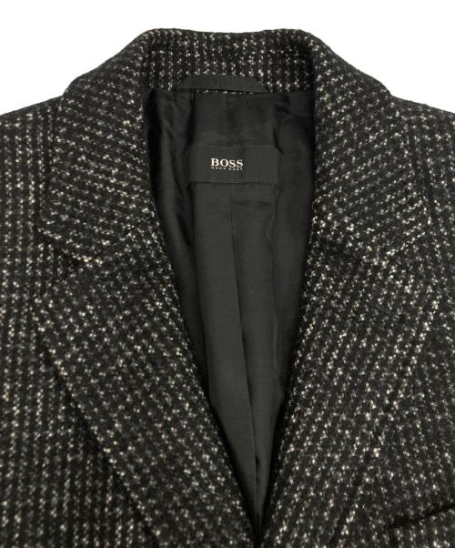 BOSS（ボス）BOSS (ボス) ウールチェスターコート ブラック サイズ:SIZE 50の古着・服飾アイテム