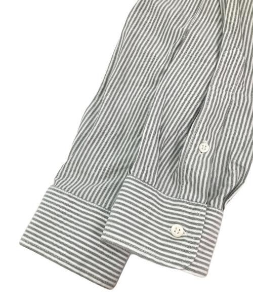 BRUNELLO CUCINELLI（ブルネロクチネリ）BRUNELLO CUCINELLI (ブルネロクチネリ) ストライプシャツ グレー サイズ:Sの古着・服飾アイテム