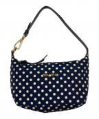 MIU MIUミュウミュウ）の古着「スピリット プリントファイユ ミニバッグ」｜ネイビー