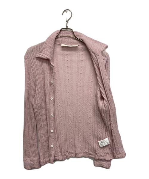 Sefr（セファ）Sefr (セファ) RIKU SHIRT ウールシャツ ピンク サイズ:SIZE Sの古着・服飾アイテム