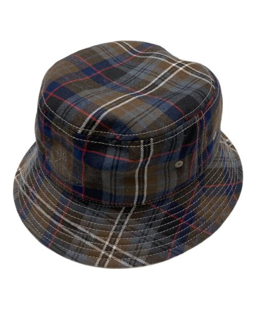 Vivienne Westwood（ヴィヴィアンウエストウッド）Vivienne Westwood (ヴィヴィアンウエストウッド) “BRICK TARTAN” バケットハット ブラウン サイズ:SIZE FREE 未使用品の古着・服飾アイテム