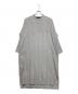mizuiro-ind（ミズイロインド）の古着「バンドカラーシャツワンピース」｜グレー