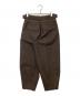 JIL SANDER (ジルサンダー) ベルテッドパンツ ブラウン サイズ:SIZE 32：20000円
