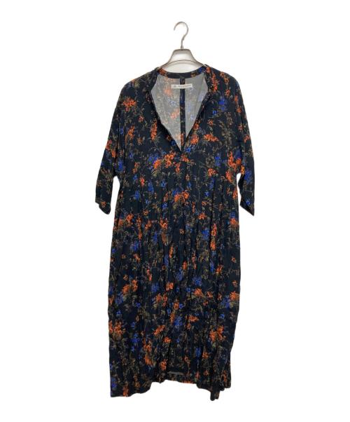 journal standard luxe（ジャーナルスタンダード ラックス）journal standard luxe (ジャーナルスタンダード ラックス) ボタニー ampleプルワンピース ネイビー サイズ:無しの古着・服飾アイテム