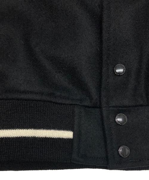 WACKO MARIA（ワコマリア）WACKO MARIA (ワコマリア) ELLEN VON UNWERTH (エレン・フォン・アンワース) LEATHER VARSITY JACKET ブラック サイズ:SIZE XLの古着・服飾アイテム
