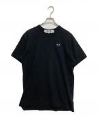PLAY COMME des GARCONSプレイコムデギャルソン）の古着「Tシャツ」｜ブラック
