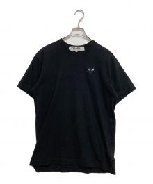 PLAY COMME des GARCONS（プレイコムデギャルソン）の古着「Tシャツ」｜ブラック
