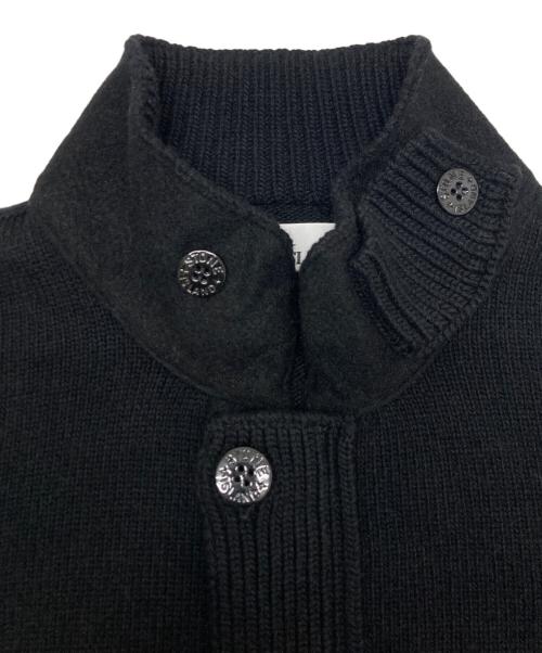 STONE ISLAND（ストーンアイランド）STONE ISLAND (ストーンアイランド) ニットジャケット ブラック サイズ:SIZE XLの古着・服飾アイテム