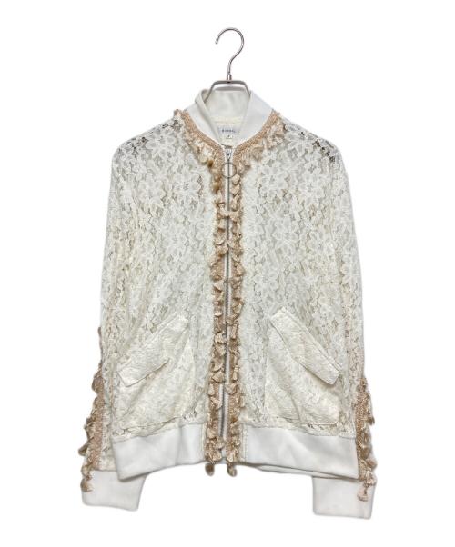 MURRAL（ミューラル）MURRAL (ミューラル) レースジャケット ホワイト サイズ:SIZE Freeの古着・服飾アイテム