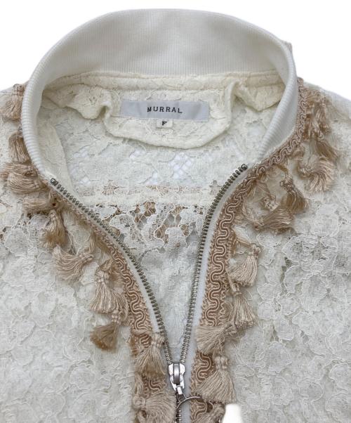 MURRAL（ミューラル）MURRAL (ミューラル) レースジャケット ホワイト サイズ:SIZE Freeの古着・服飾アイテム