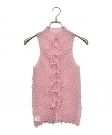 Open Sesame Club（オープンセサミクラブ）の古着「sorbet sleeveless tops」｜ピンク