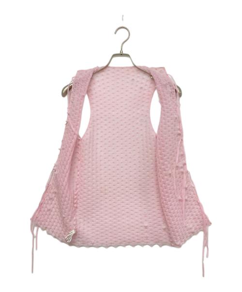 Open Sesame Club（オープンセサミクラブ）Open Sesame Club (オープンセサミクラブ) sorbet sleeveless tops ピンク サイズ:不明の古着・服飾アイテム