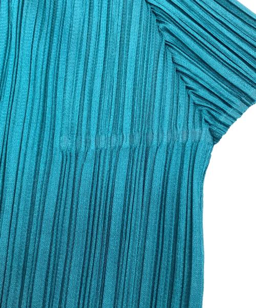 PLEATS PLEASE（プリーツプリーズ）PLEATS PLEASE (プリーツプリーズ) プリーツカットソー グリーン サイズ:SIZE3の古着・服飾アイテム