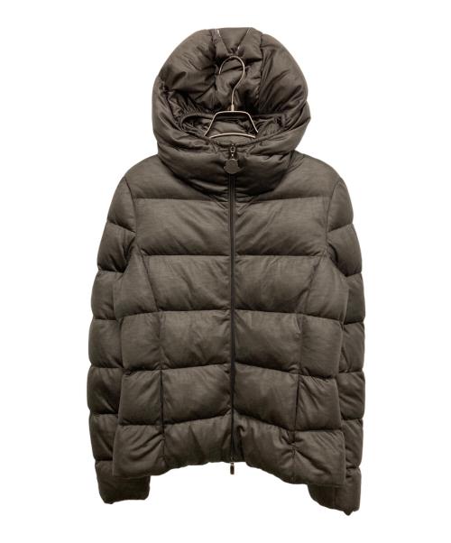 MONCLER（モンクレール）MONCLER (モンクレール) JERSEY GIUBBOTTO ブラウン サイズ:SIZE 2の古着・服飾アイテム