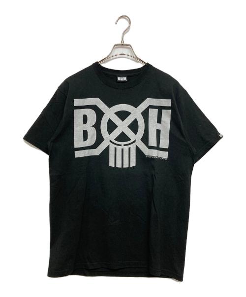 BOUNTY HUNTER（バウンティハンター）BOUNTY HUNTER (バウンティハンター) BACK DROP BOMB コラボTシャツ ブラック サイズ:SIZE Lの古着・服飾アイテム