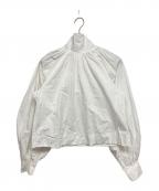 GANNIガニー）の古着「ボウタイブラウス」｜ホワイト