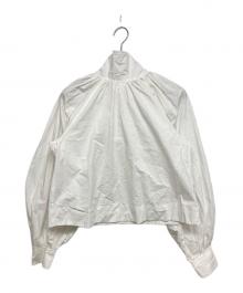 GANNI（ガニー）の古着「ボウタイブラウス」｜ホワイト