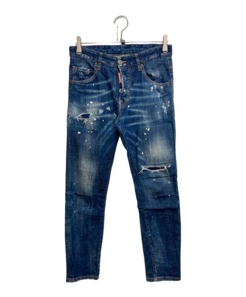 DSQUARED2（ディースクエアード）DSQUARED2 (ディースクエアード) SKATER JEANS/デニムパンツ インディゴ サイズ:SIZE 42の古着・服飾アイテム