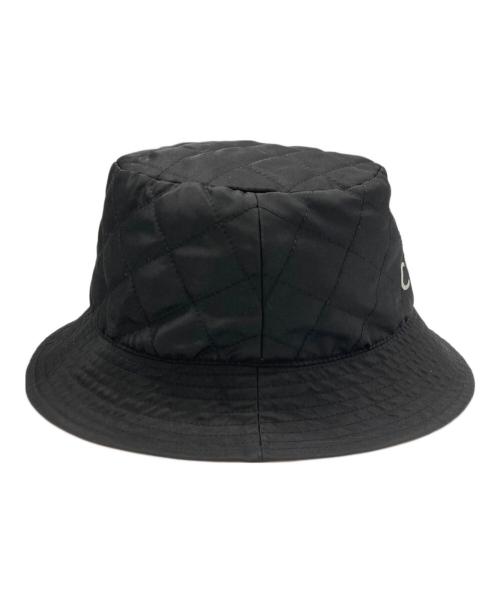 CELINE（セリーヌ）CELINE (セリーヌ) ナイロンツイルキルティングバケットハット ブラック サイズ:SIZE Mの古着・服飾アイテム