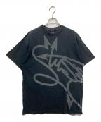 stussyステューシー）の古着「Tシャツ」｜ブラック