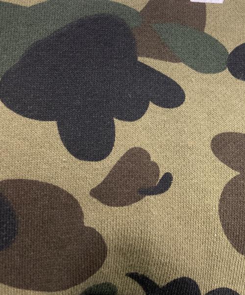 A BATHING APE（ア ベイシング エイプ）A BATHING APE (ア ベイシング エイプ) カモフラ 切替パーカー カーキ サイズ:SIZE XLの古着・服飾アイテム