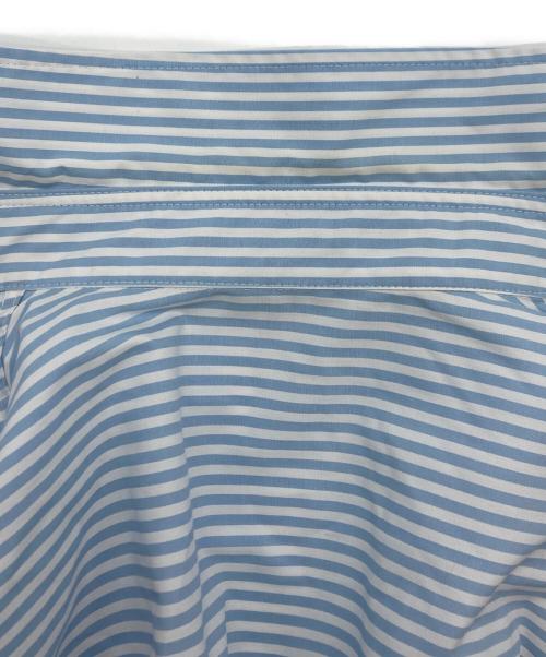 D-VEC（ディーベック）D-VEC (ディーベック) ダブルスリーブシャツ ホワイト×ブルー サイズ:SIZE 3の古着・服飾アイテム