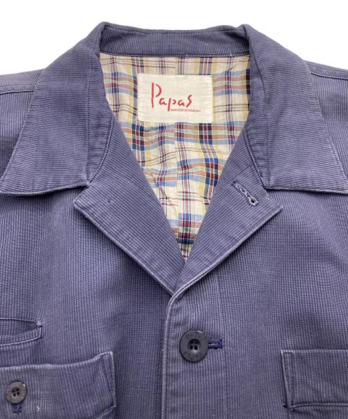 PAPAS（パパス）PAPAS (パパス) [古着]コーデュロイコート ネイビー サイズ:Mの古着・服飾アイテム