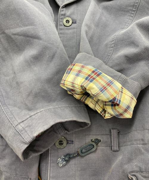 PAPAS（パパス）PAPAS (パパス) [古着]コーデュロイコート ネイビー サイズ:Mの古着・服飾アイテム