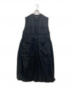 D-VECディーベック）の古着「W'S DWR PL  TUSSAH LONG JACKET」｜ブラック