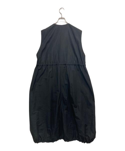 D-VEC（ディーベック）D-VEC (ディーベック) W'S DWR PL  TUSSAH LONG JACKET ブラック サイズ:ONEーSIZEの古着・服飾アイテム