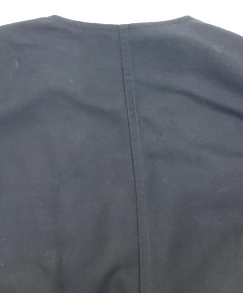 D-VEC（ディーベック）D-VEC (ディーベック) W'S DWR PL  TUSSAH LONG JACKET ブラック サイズ:ONEーSIZEの古着・服飾アイテム