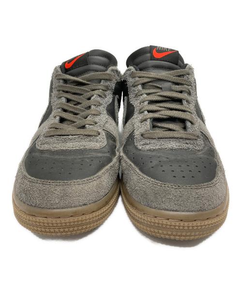 NIKE（ナイキ）NIKE (ナイキ) TERMINATOR LOW BLACK/MEDIUM ASH-GUM DARK BROWN グレー×ブラック サイズ:US 9の古着・服飾アイテム