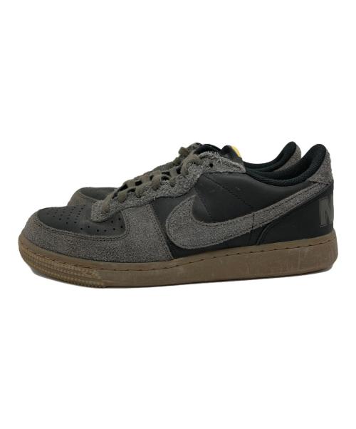 NIKE（ナイキ）NIKE (ナイキ) TERMINATOR LOW BLACK/MEDIUM ASH-GUM DARK BROWN グレー×ブラック サイズ:US 9の古着・服飾アイテム