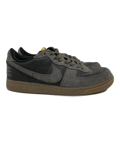 NIKE（ナイキ）NIKE (ナイキ) TERMINATOR LOW BLACK/MEDIUM ASH-GUM DARK BROWN グレー×ブラック サイズ:US 9の古着・服飾アイテム