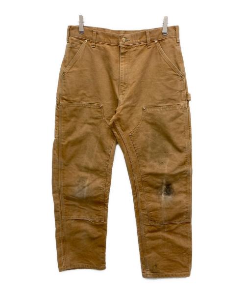 CarHartt（カーハート）CarHartt (カーハート) ダブルニー ダックパンツ ブラウン サイズ:SIZE 34の古着・服飾アイテム